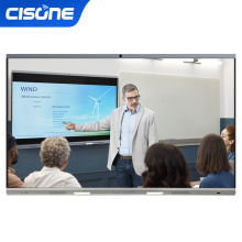 OEM CISONE 75 inch price wireless touch screen smart board without projector business digital interactive whiteboard
